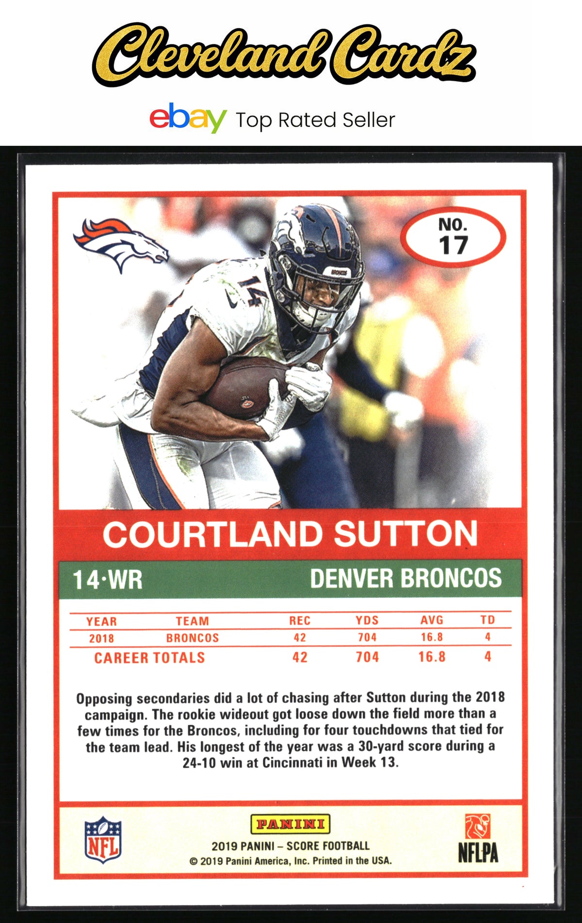 2019 Score #17 Courtland Sutton