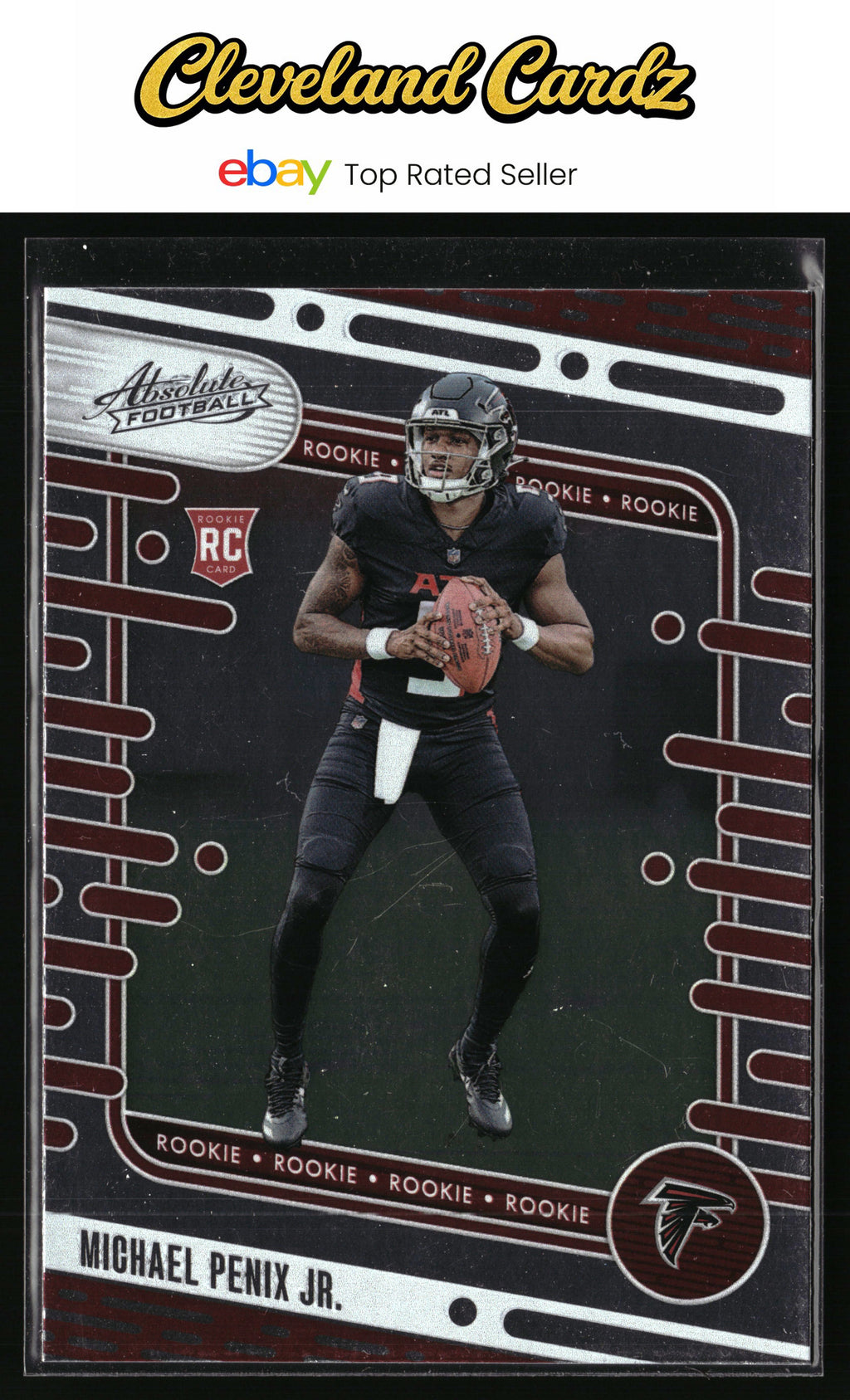 2024 Panini Absolute #108 Michael Penix Jr. Blue