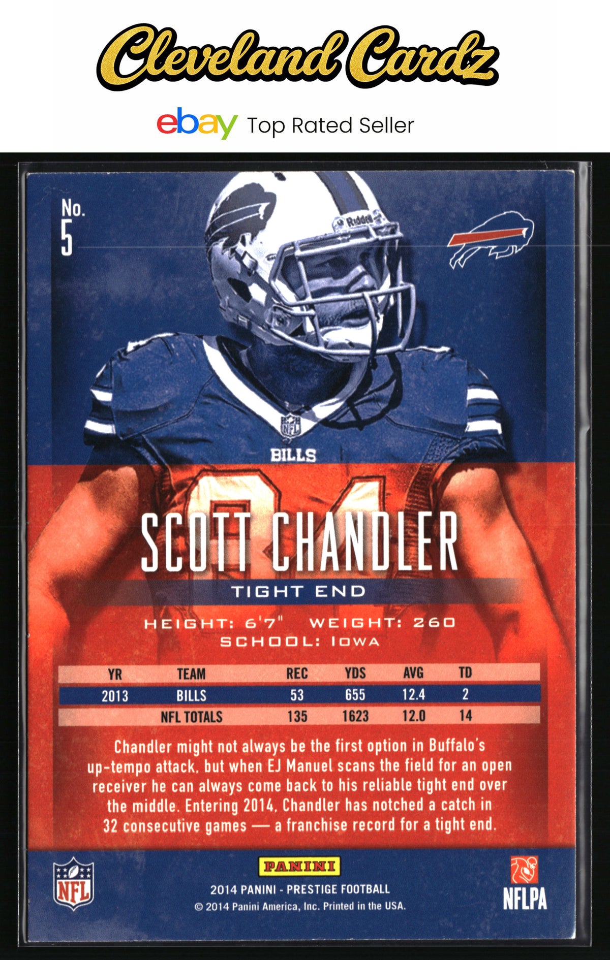 2014 Panini Prestige #5 Scott Chandler