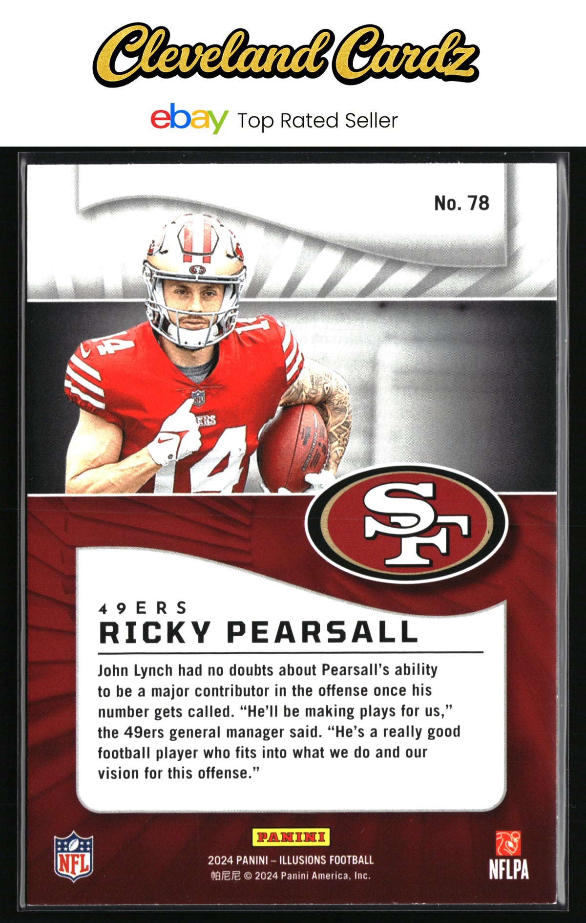 2024 Panini Illusions #78 Ricky Pearsall