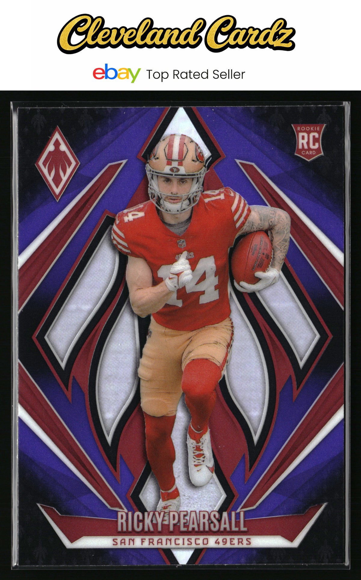 2024 Panini Phoenix #234 Ricky Pearsall Purple