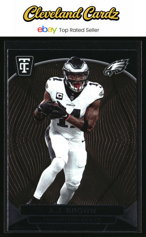 2024 Panini Totally Certified #74 A.J. Brown Mirror Bronze