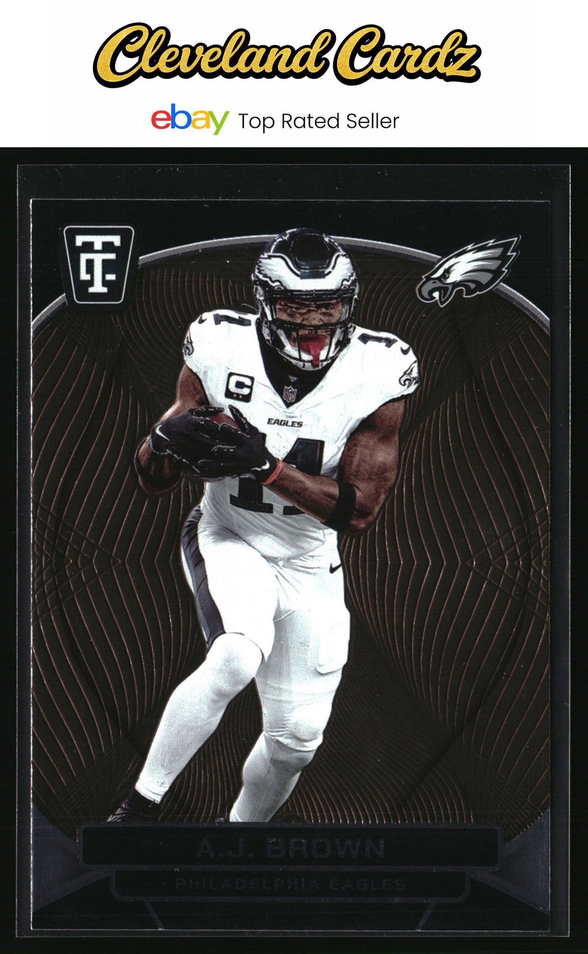 2024 Panini Totally Certified #74 A.J. Brown Mirror Bronze