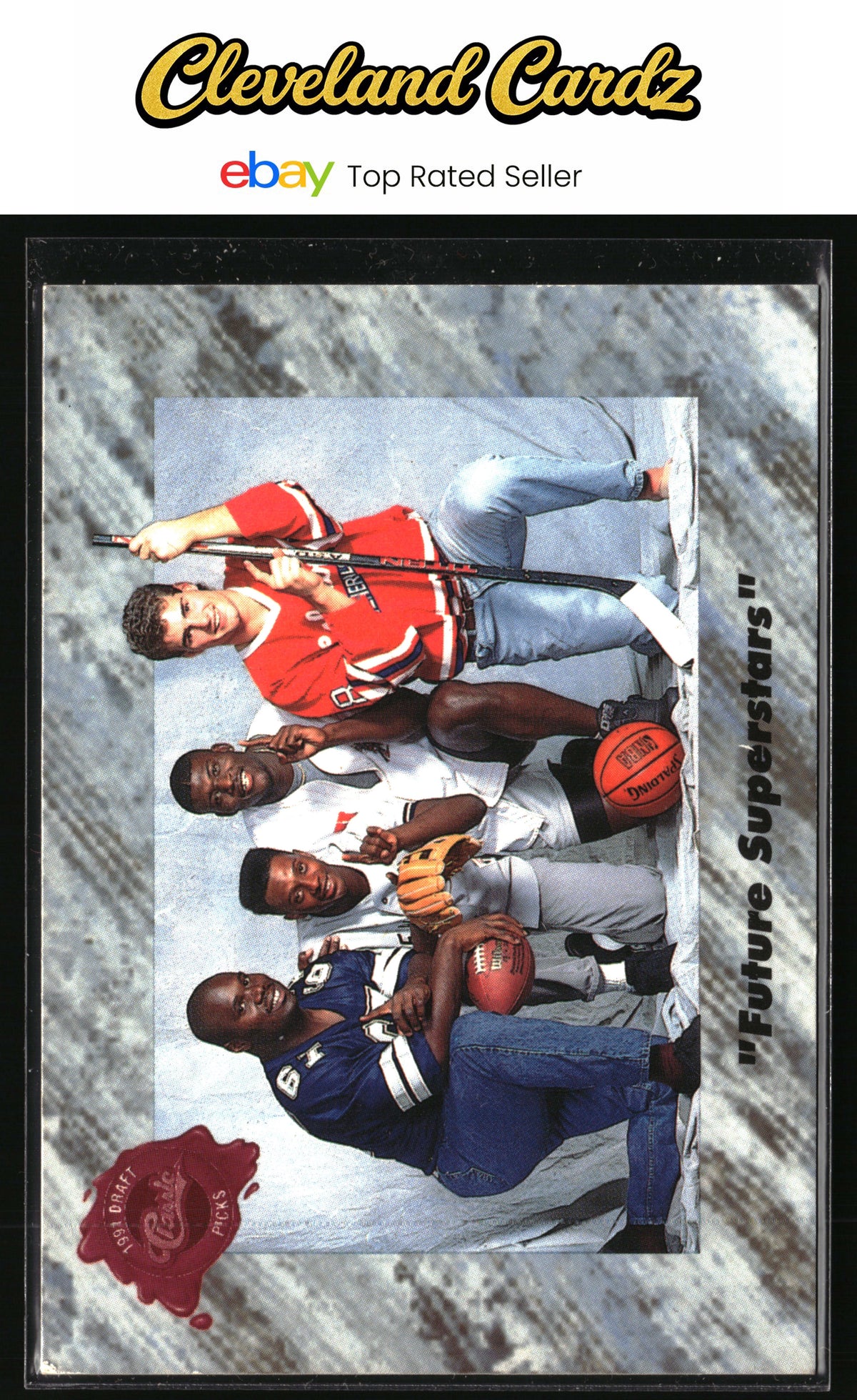 1991 Classic Four Sport #1 "Future Superstars"