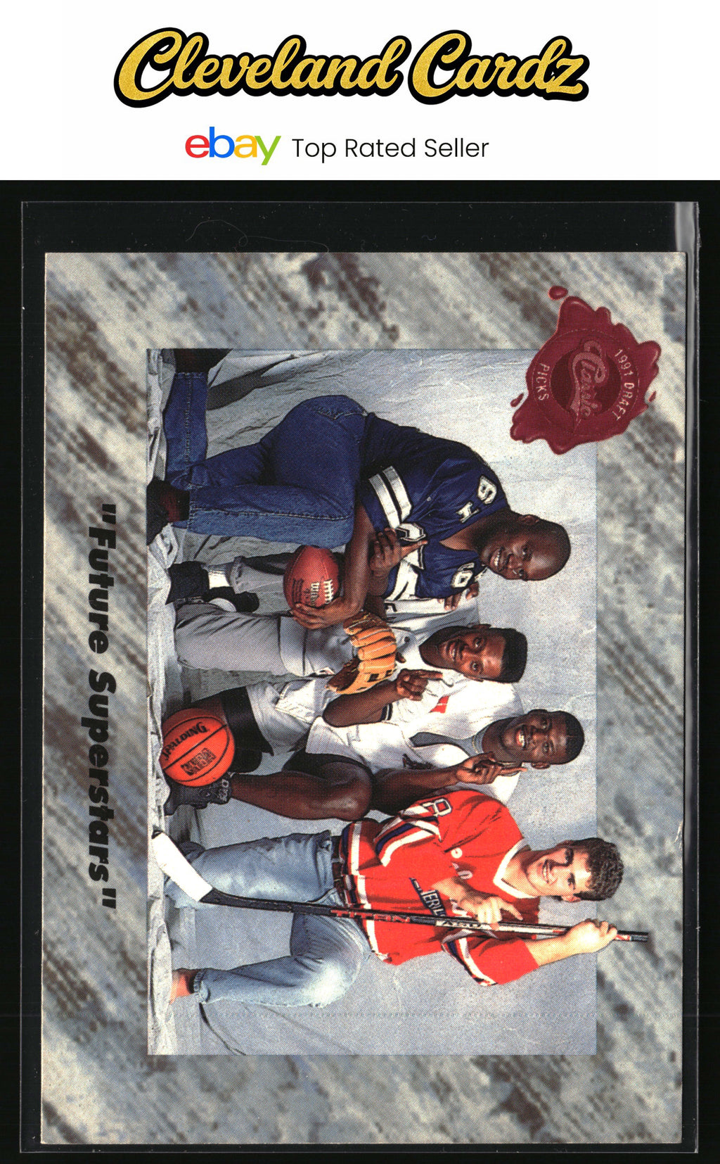 1991 Classic Four Sport #1 "Future Superstars"