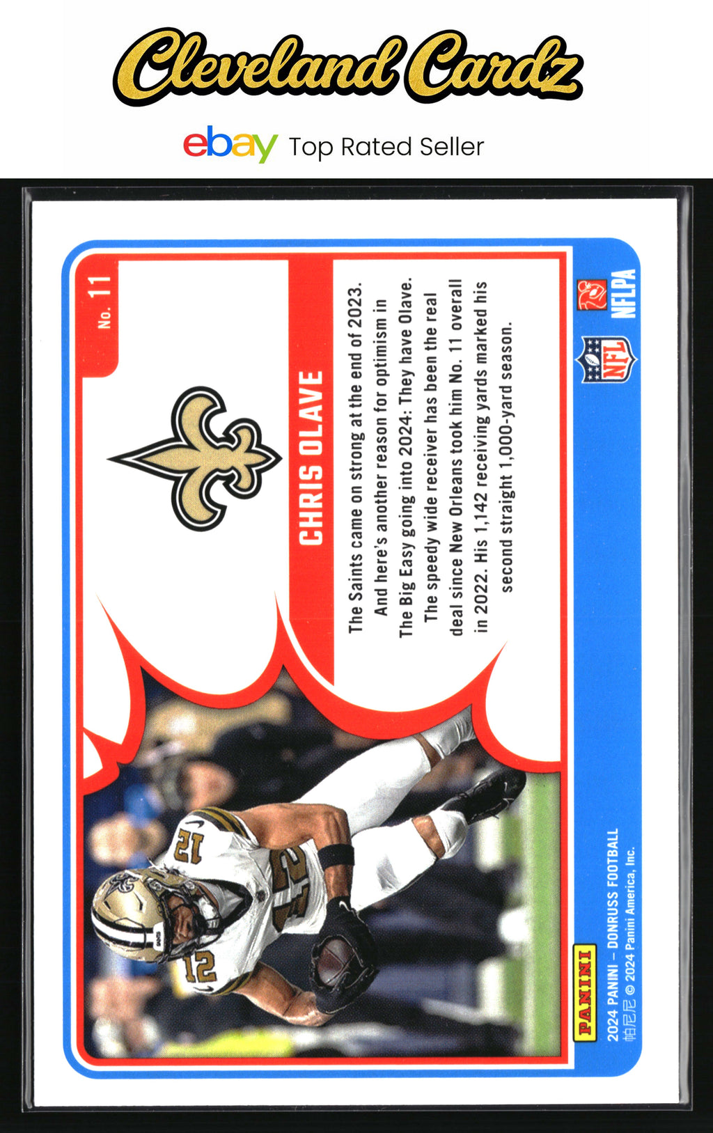 2024 Donruss #11 Chris Olave Action All-Pros