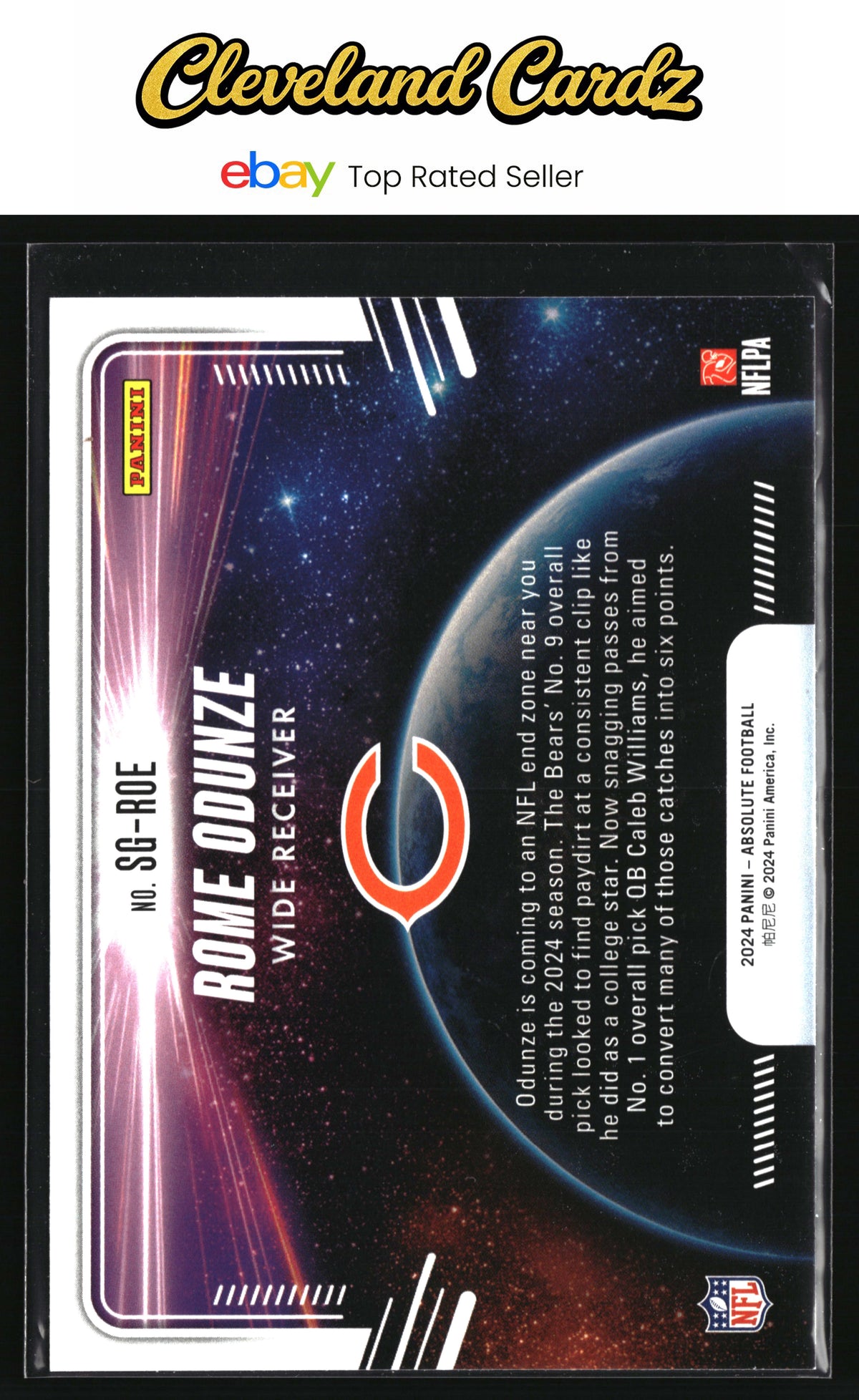 2024 Panini Absolute #SG-BBS Brock Bowers Star Gazing