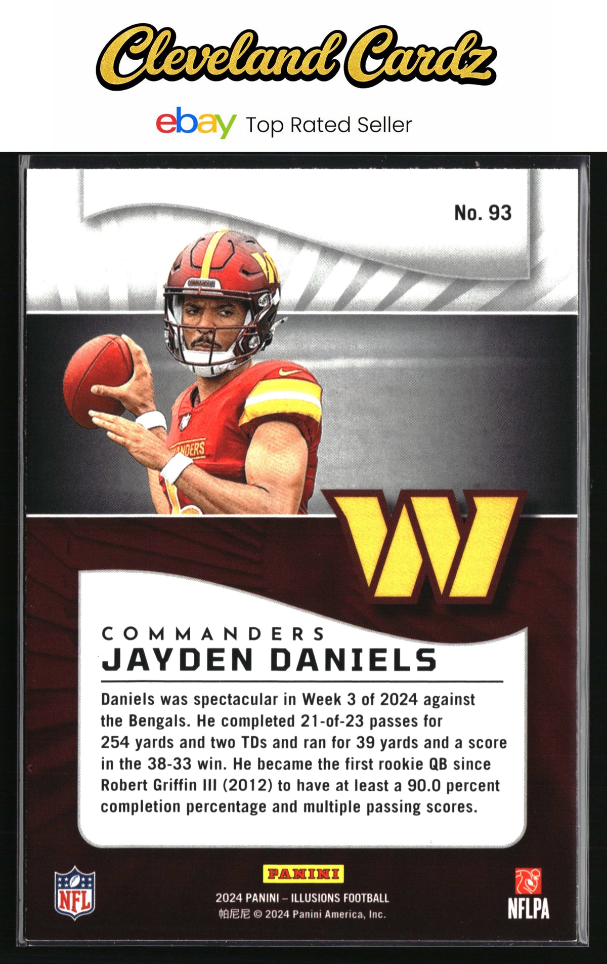 2024 Panini Illusions #93 Jayden Daniels
