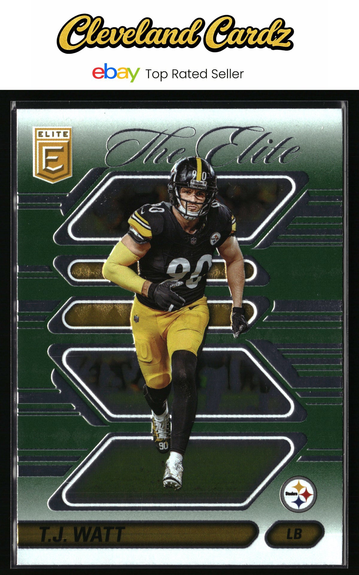 2024 Donruss Elite #8 T.J. Watt The Elite Green