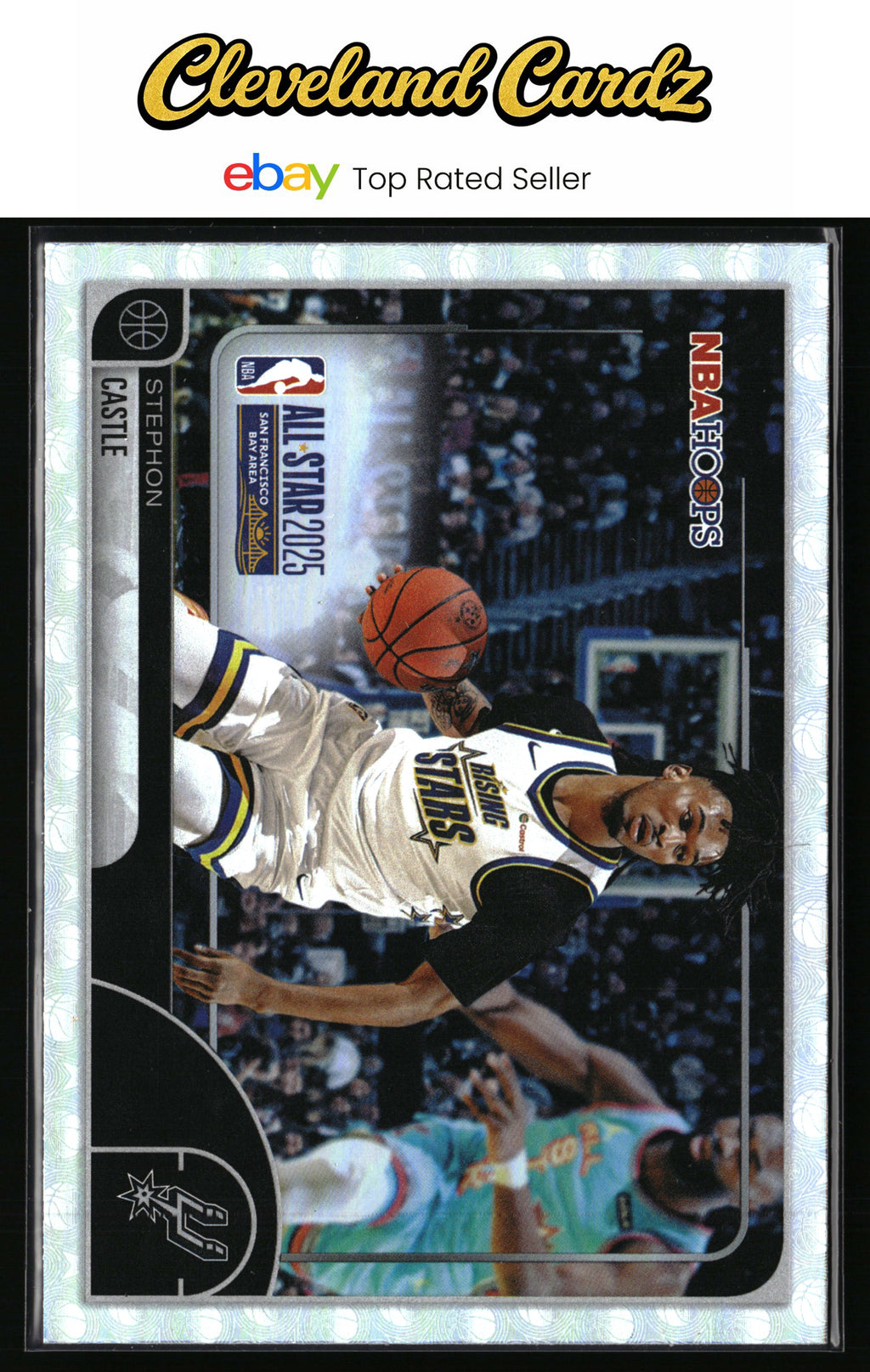 2025-26 Hoops #294 Stephon Castle Rainbow