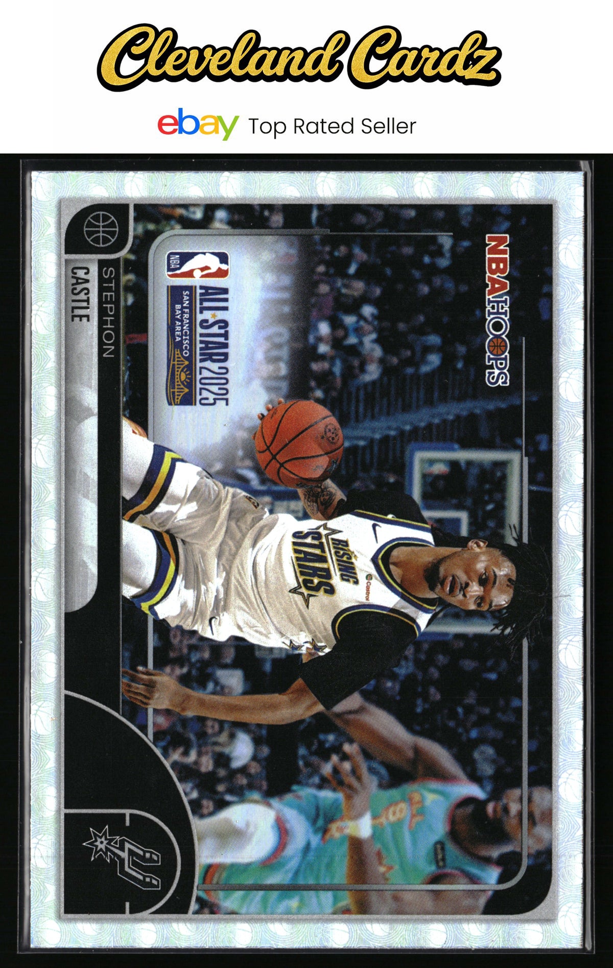 2025-26 Hoops #294 Stephon Castle Rainbow