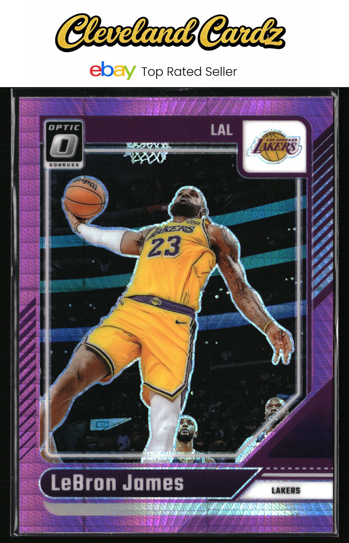 2024-25 Donruss Optic #148 LeBron James Hyper Pink