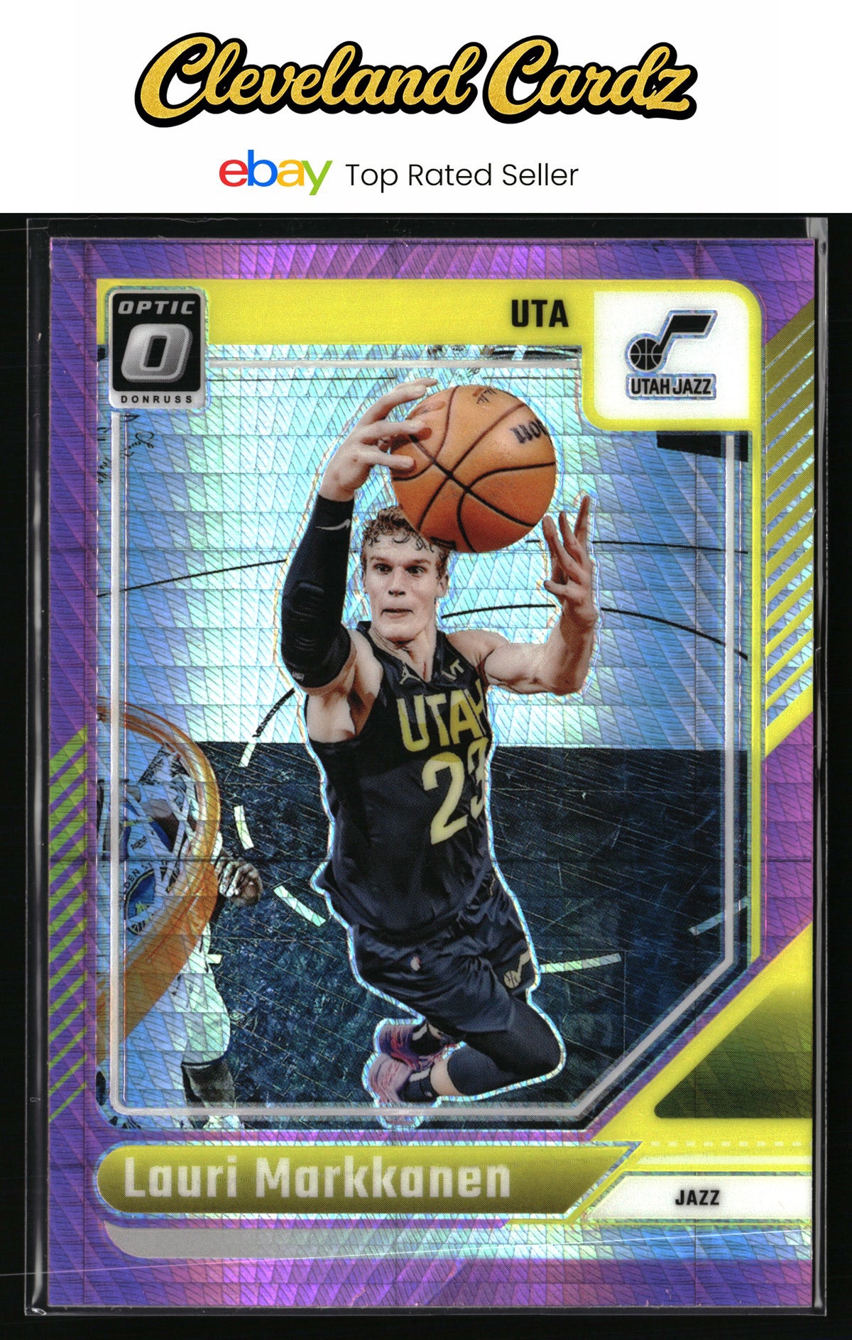 2024-25 Donruss Optic #73 Lauri Markkanen Hyper Pink