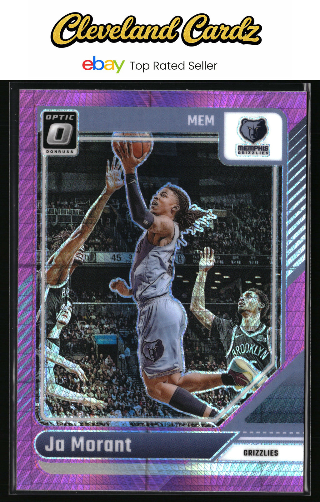 2024-25 Donruss Optic #106 Ja Morant Hyper Pink