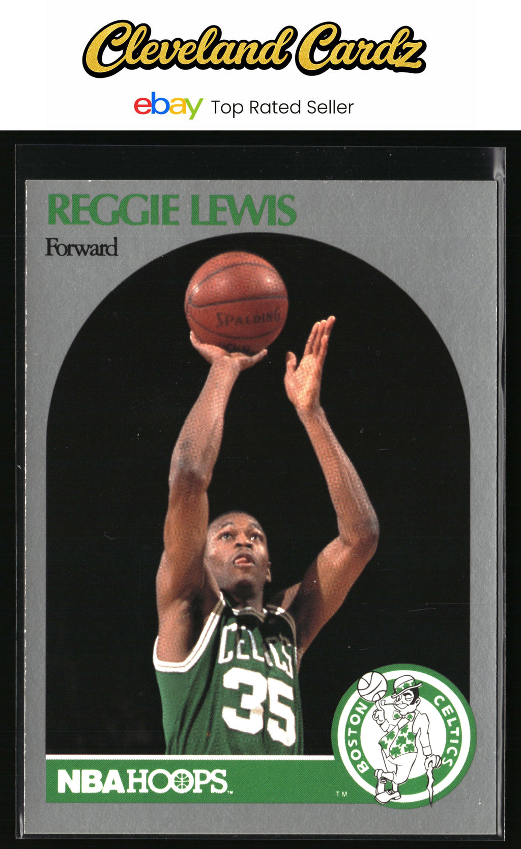 1990-91 Hoops #43 Reggie Lewis