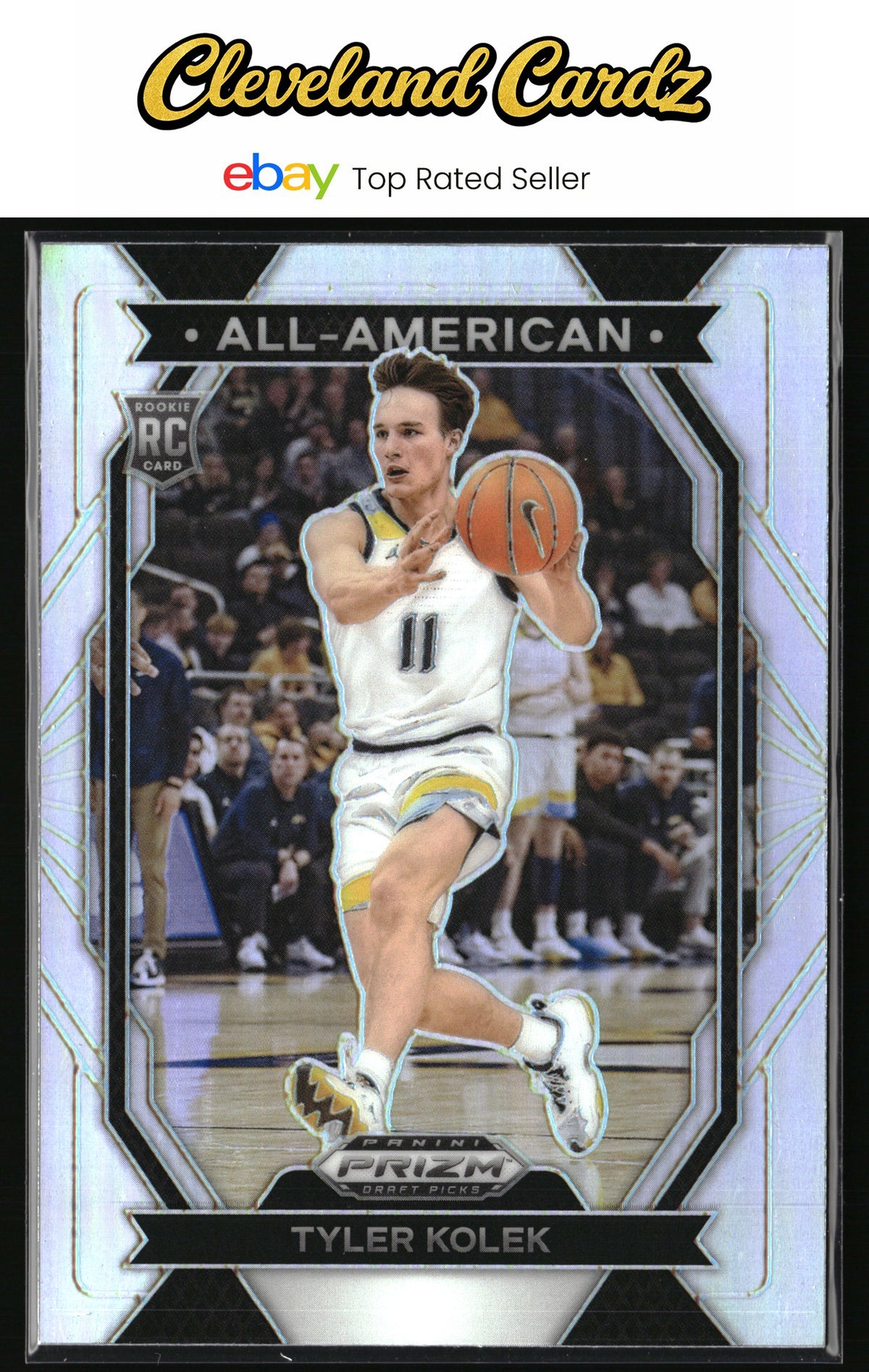 2024 Panini Prizm Draft Picks #22 Tyler Kolek All-American Prizms Silver