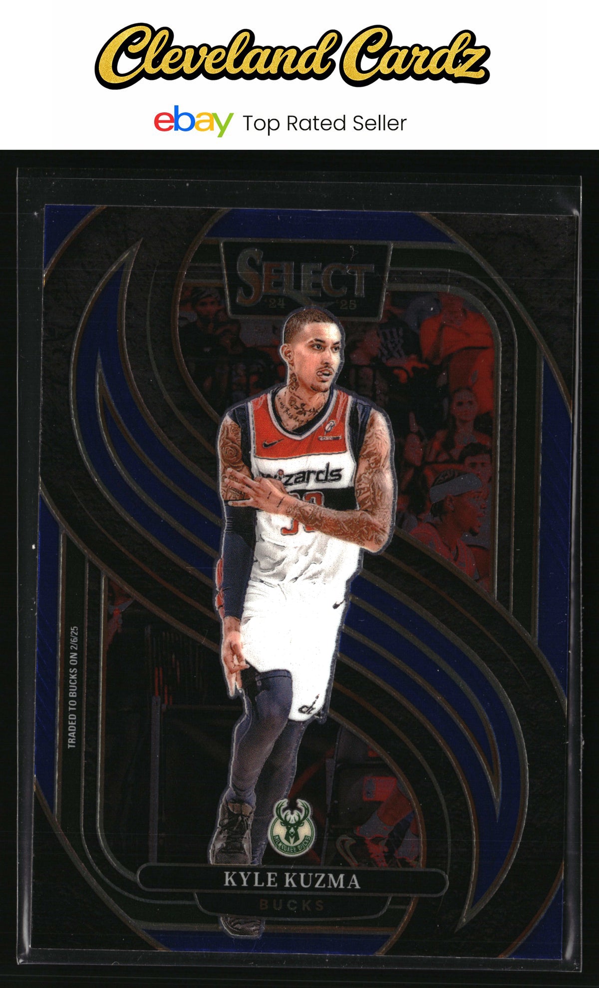2024-25 Panini Select #106 Kyle Kuzma Blue