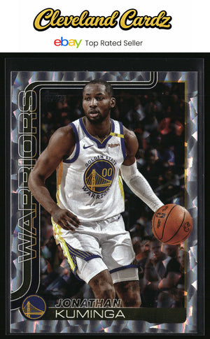 2025-26 Topps #138 Jonathan Kuminga Crackleboard