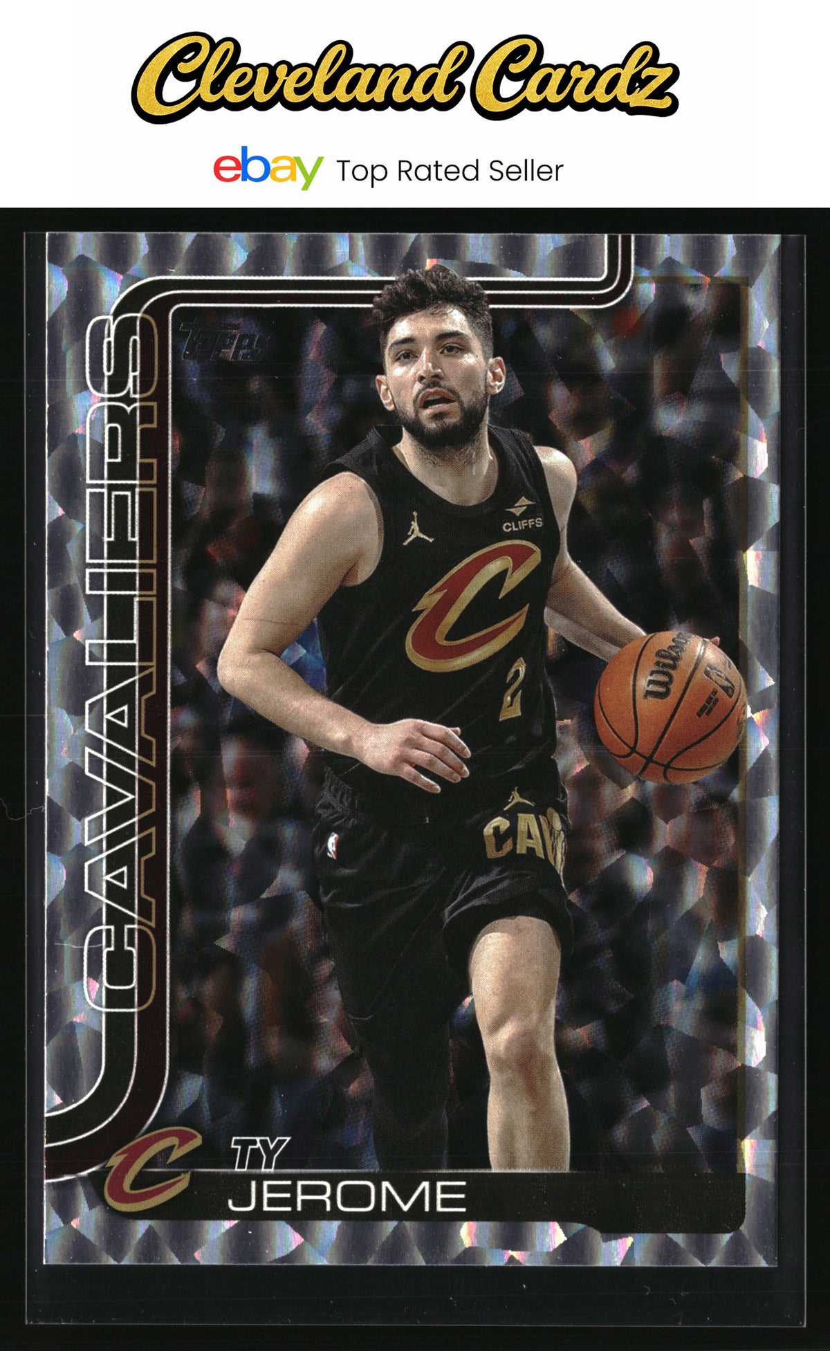 2025-26 Topps #83 Ty Jerome Crackleboard