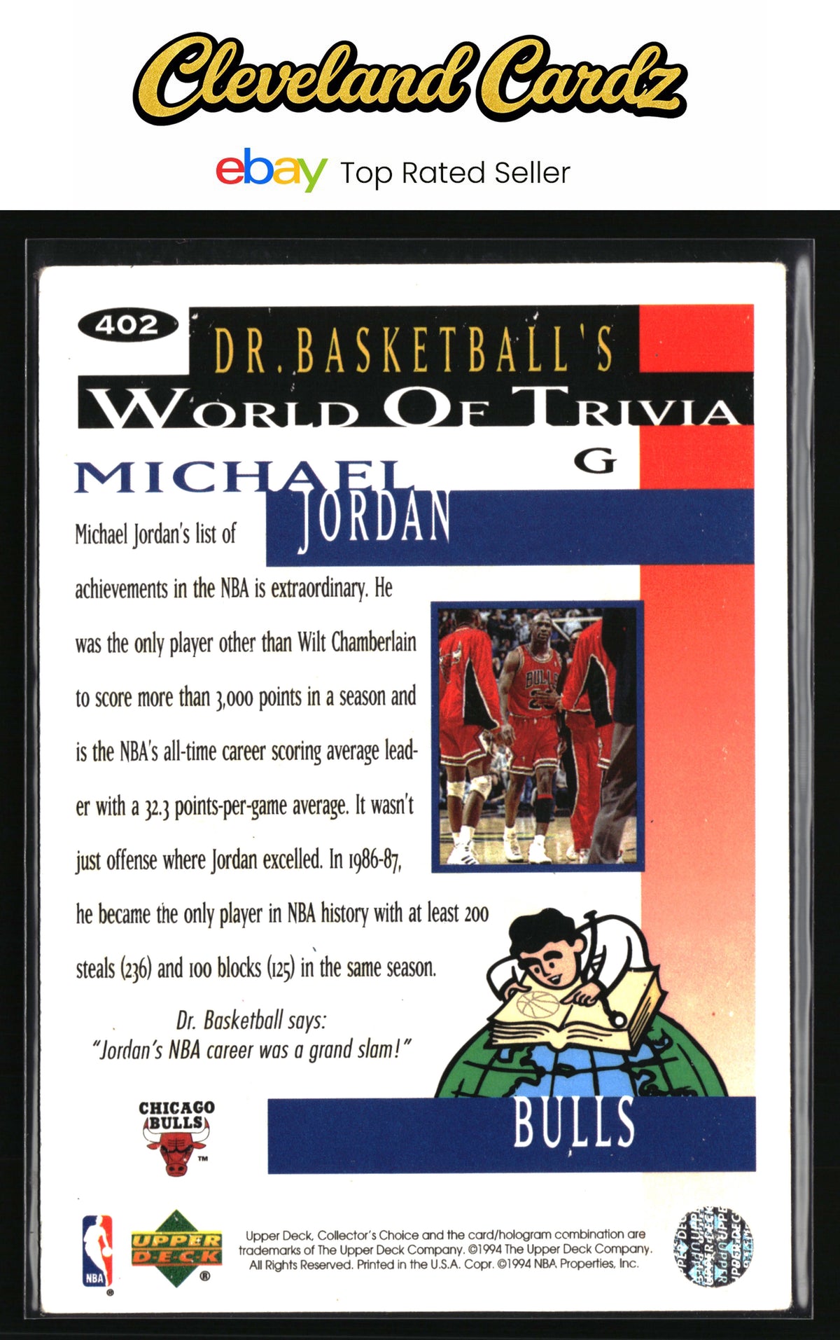 1994-95 Collector's Choice #402 Michael Jordan