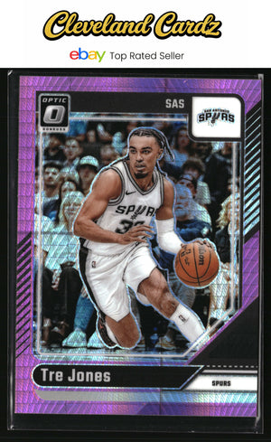 2024-25 Donruss Optic #112 Tre Jones Hyper Pink