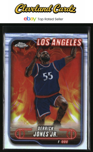 2024-25 Topps Chrome #177 Derrick Jones Jr. Refractor