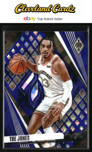 2023-24 Panini Phoenix #232 Tre Jones Phoenix Blue Ice