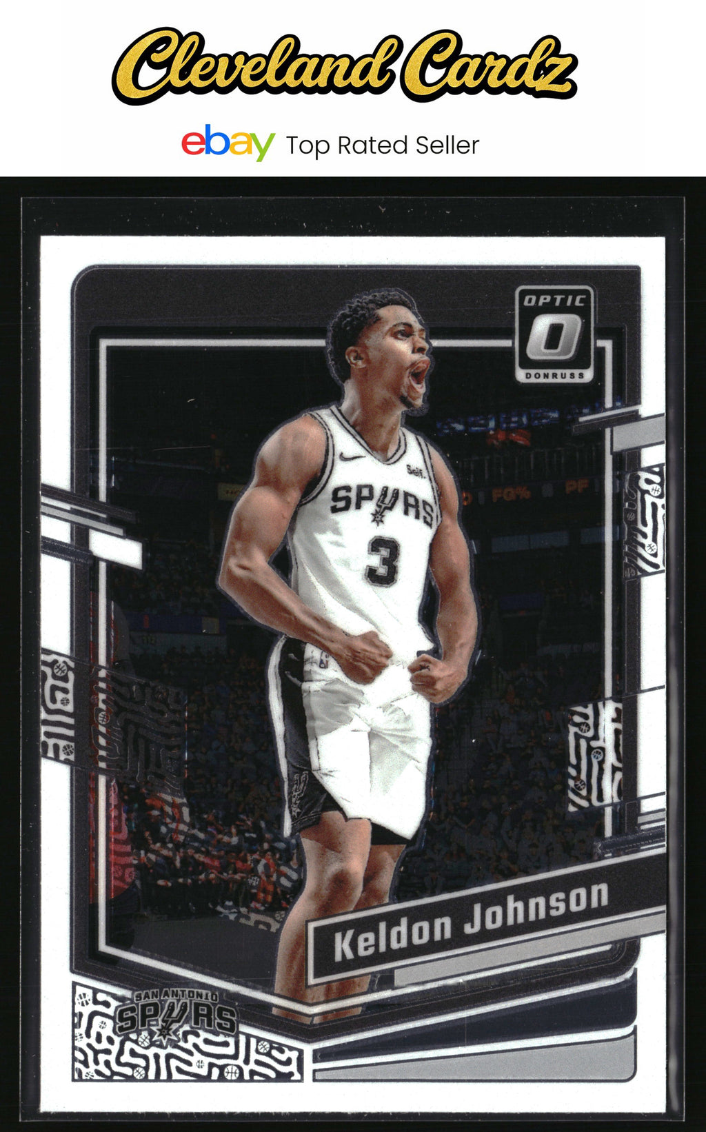 2023-24 Donruss Optic #112 Keldon Johnson