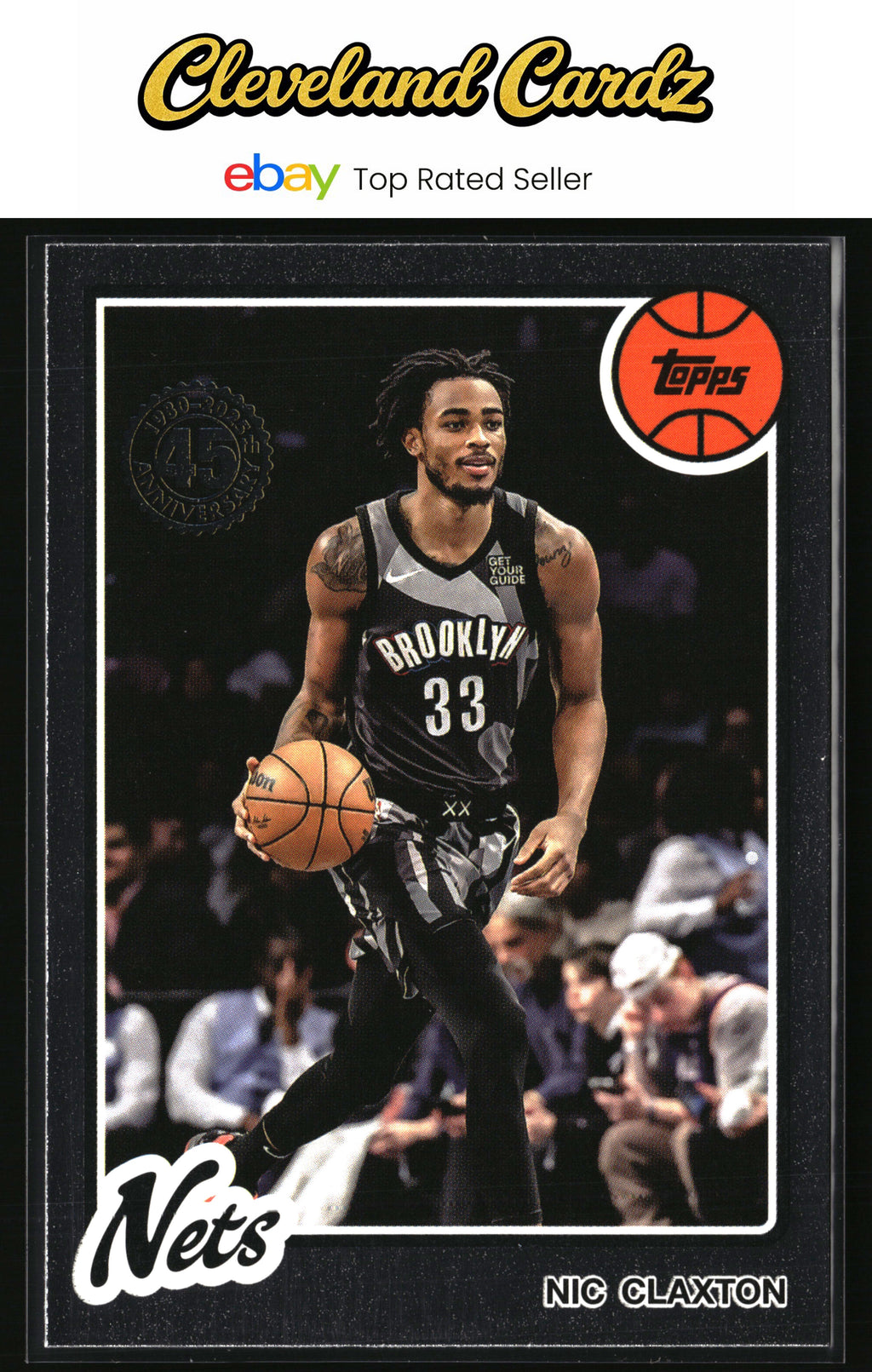 2025-26 Topps #80BK-48 Nic Claxton 1980-81 Topps Basketball