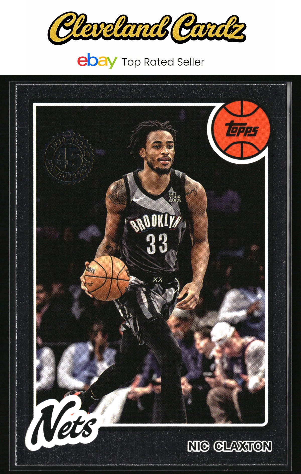 2025-26 Topps #80BK-48 Nic Claxton 1980-81 Topps Basketball