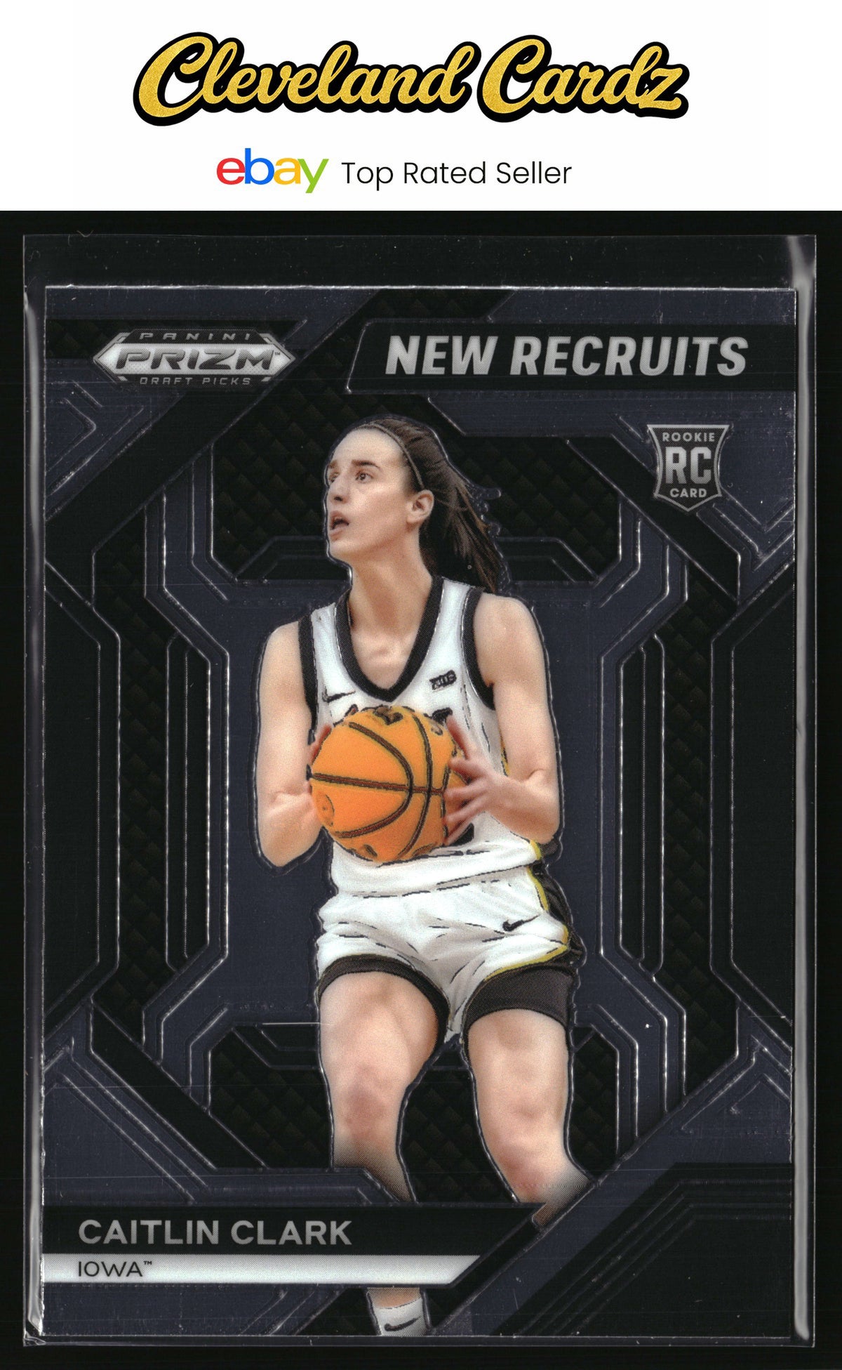 2024 Panini Prizm Draft Picks #14 Caitlin Clark New Recruits