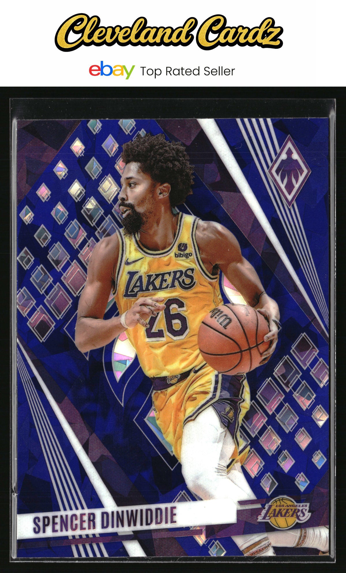 2023-24 Panini Phoenix #173 Spencer Dinwiddie Phoenix Blue Ice