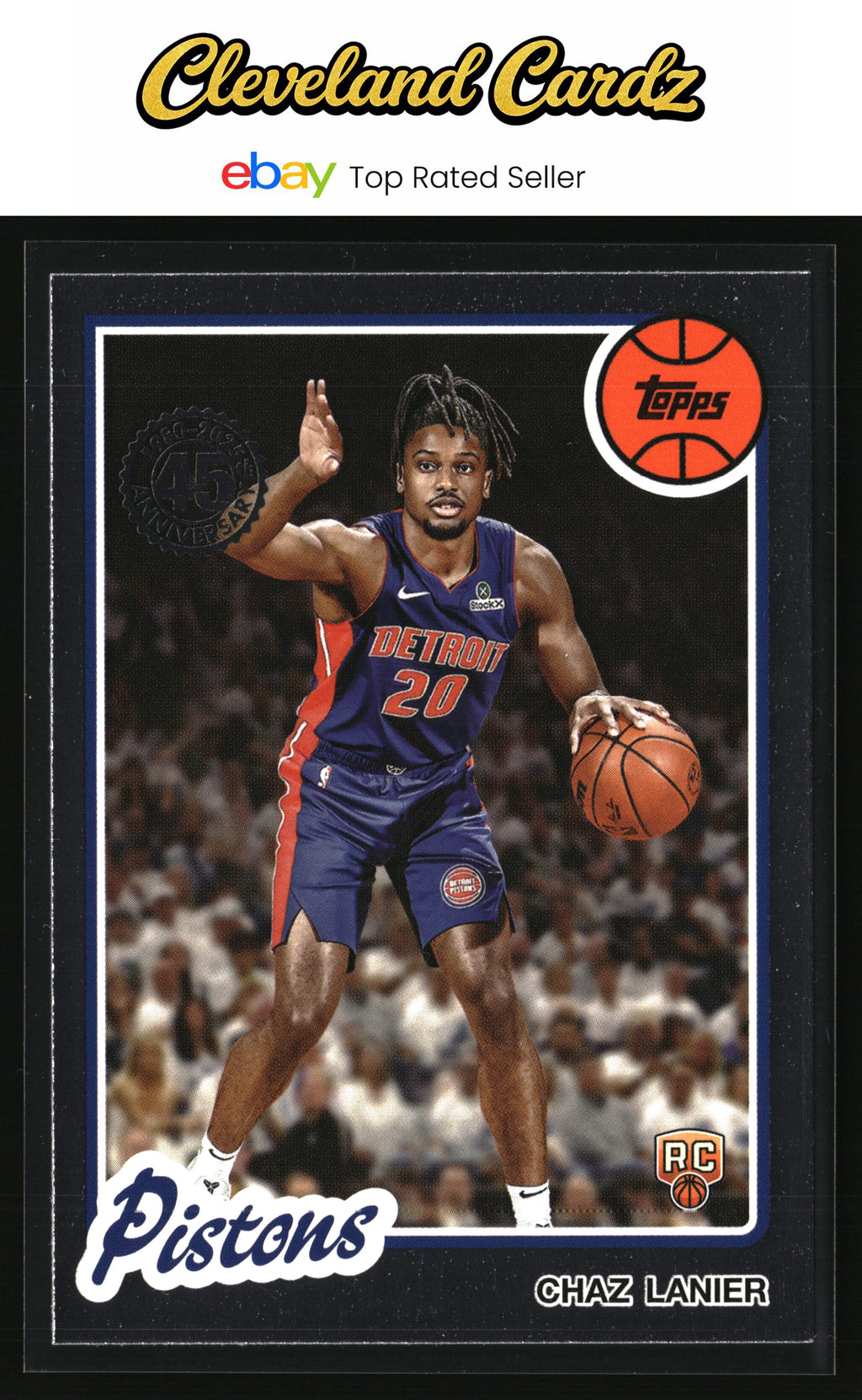 2025-26 Topps #80BK-80 Chaz Lanier 1980-81 Topps Basketball