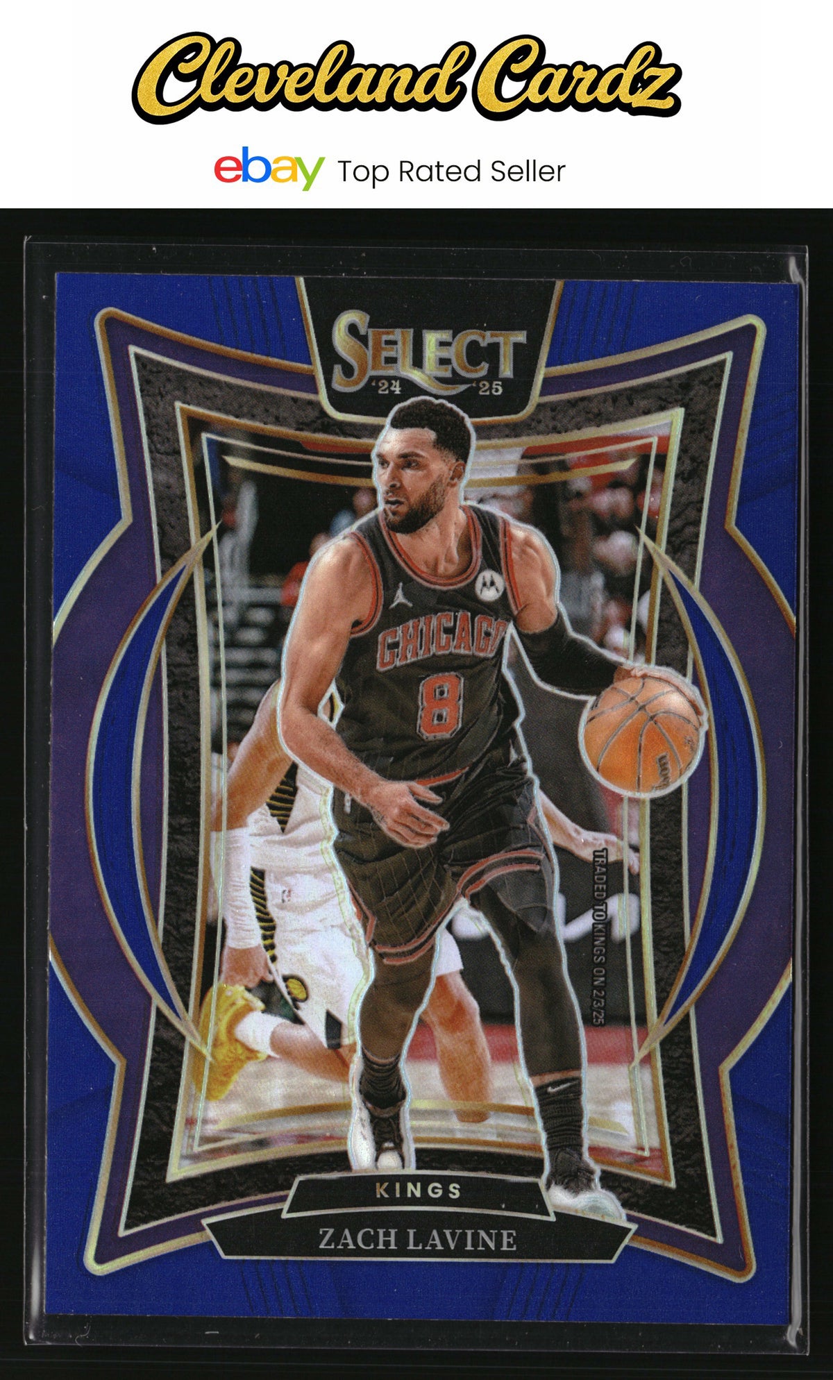 2024-25 Panini Select #10 Zach LaVine Blue Prizm