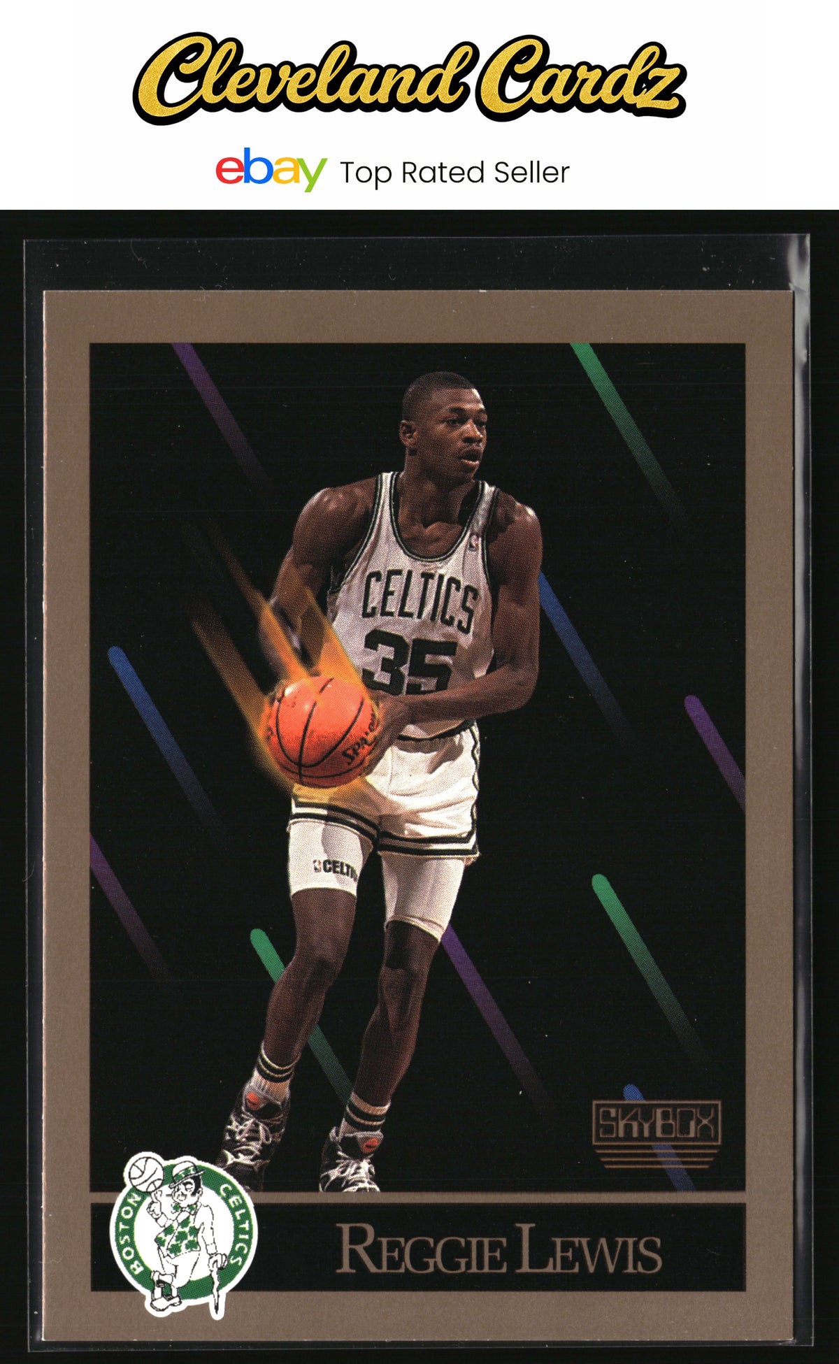 1990-91 SkyBox #18 Reggie Lewis