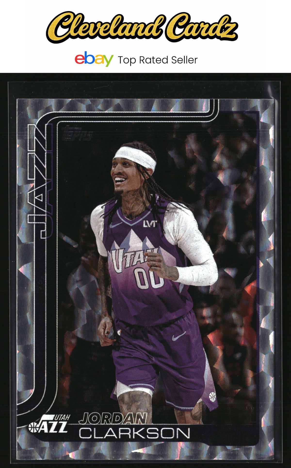 2025-26 Topps #132 Jordan Clarkson Crackleboard