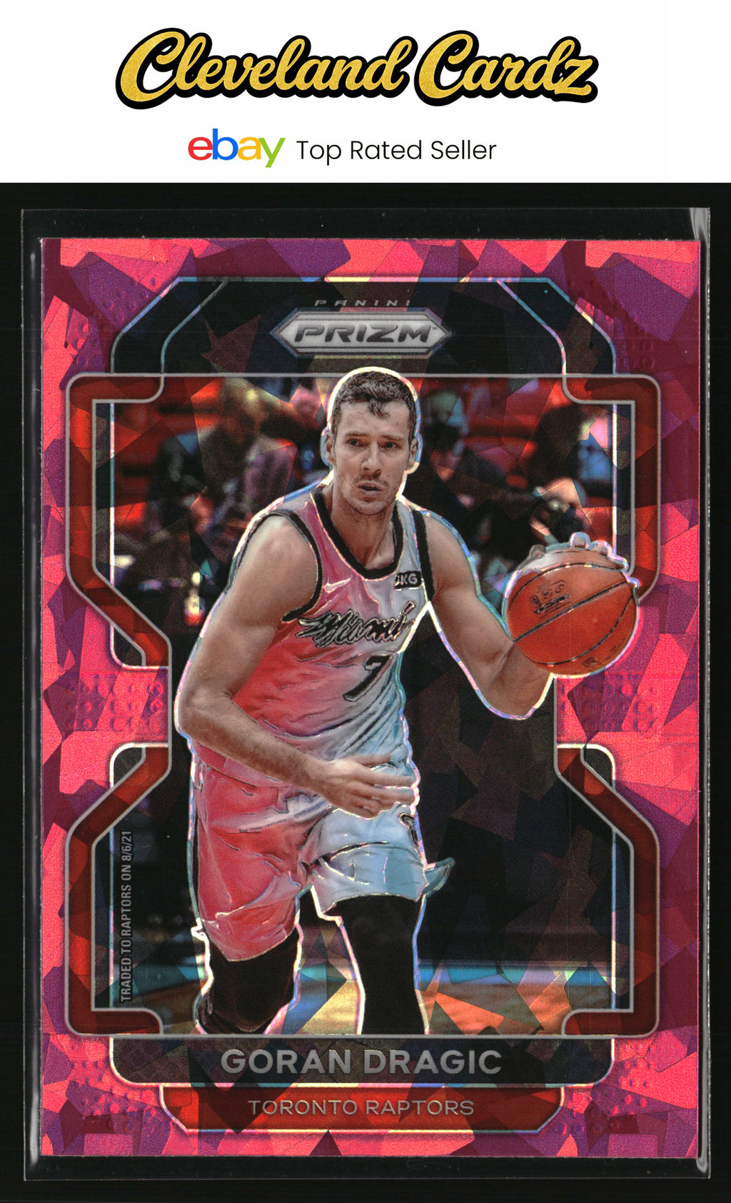 2021-22 Panini Prizm #204 Goran Dragic Pink Ice