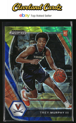 2021 Panini Prizm Draft Picks #40 Trey Murphy III Choice Blue Yellow Green