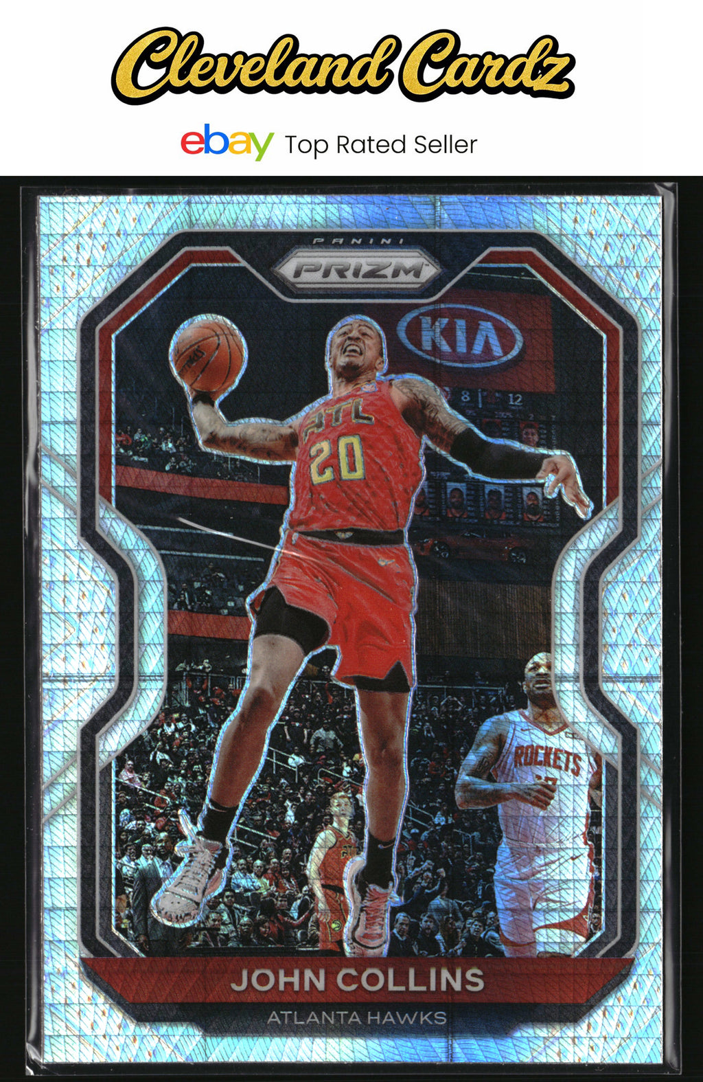 2020-21 Panini Prizm #28 John Collins Hyper Prizms