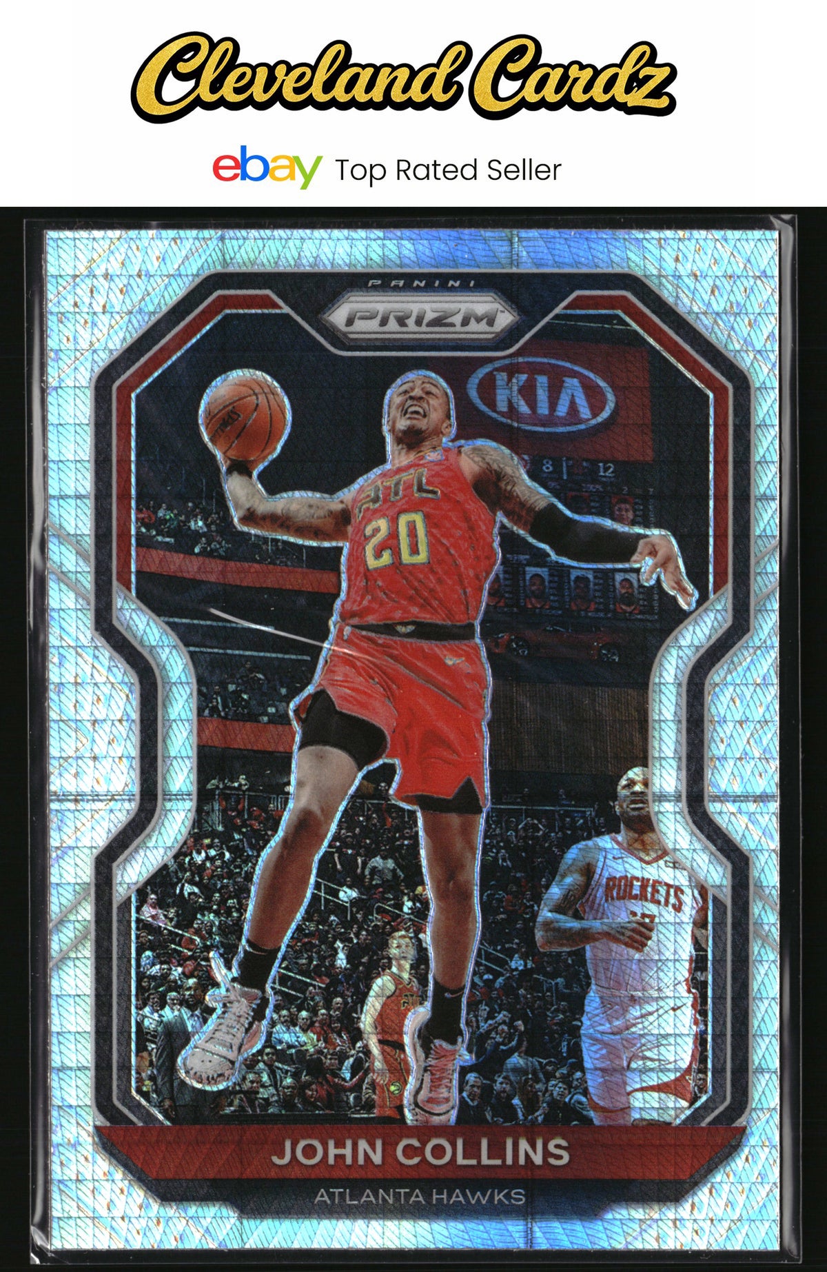 2020-21 Panini Prizm #28 John Collins Hyper Prizms