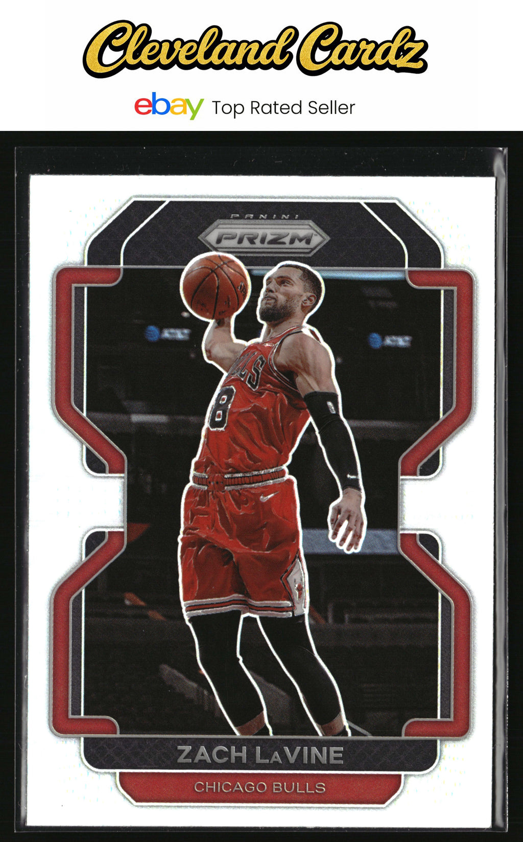 2021-22 Panini Prizm #107 Zach LaVine Silver