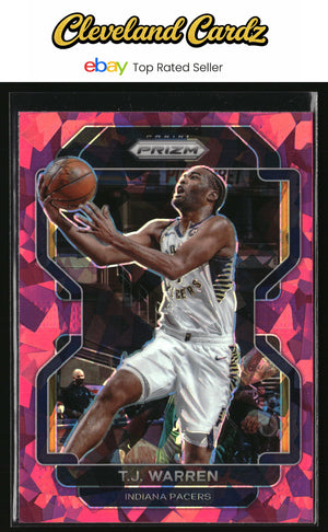 2021-22 Panini Prizm #90 T.J. Warren Pink Ice
