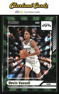 2024-25 Donruss #194 Devin Vassell Holo Green Laser