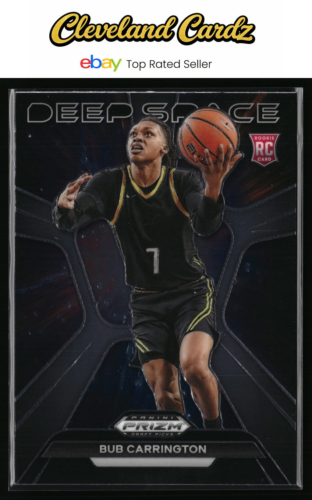 2024 Panini Prizm Draft Picks #21 Bub Carrington Deep Space