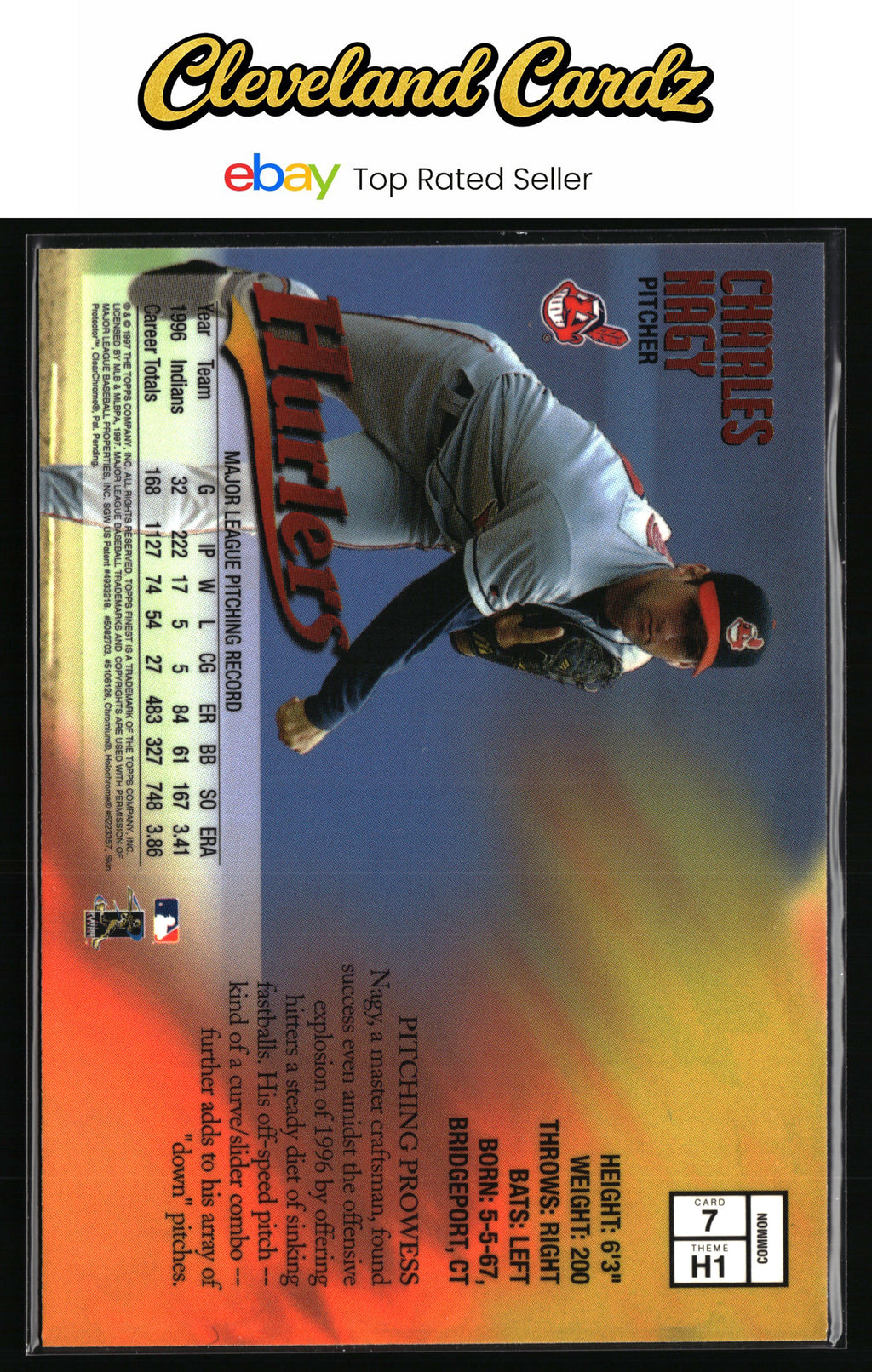 1997 Finest #7 Charles Nagy