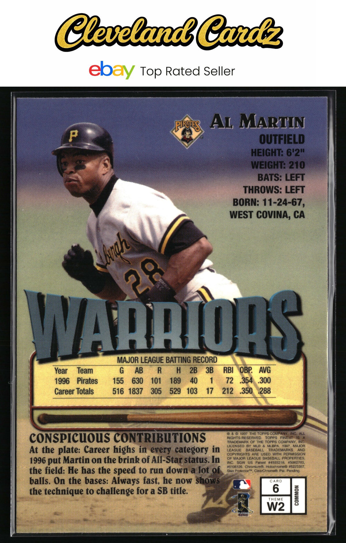 1997 Finest #6 Al Martin