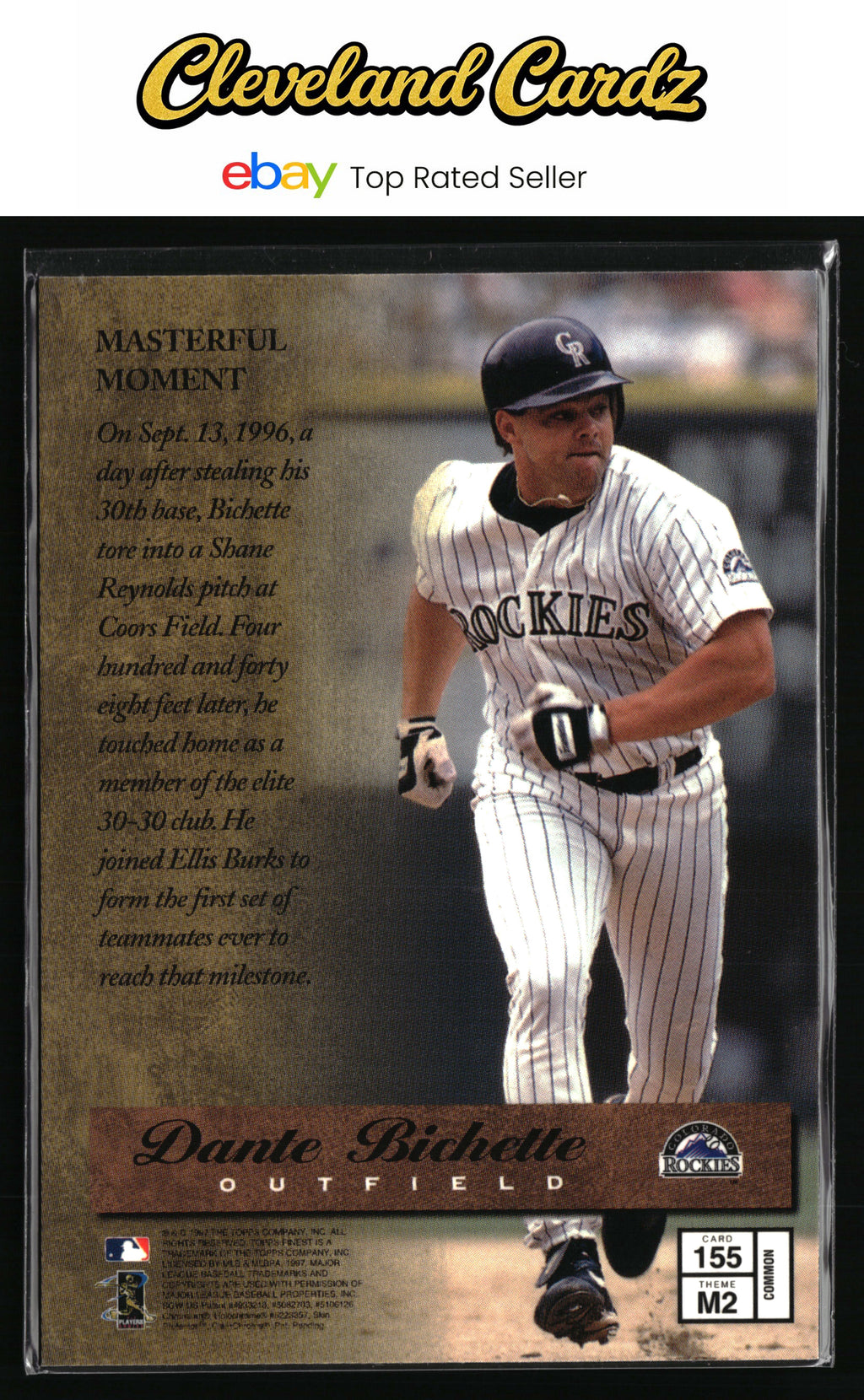 1997 Finest #155b Dante Bichette