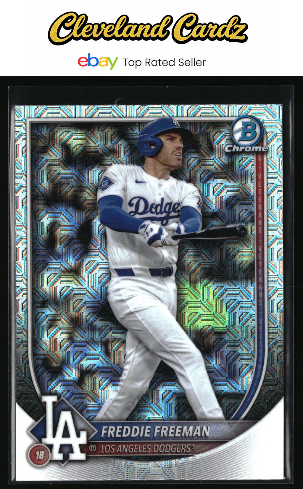 2025 Bowman Chrome #33 Freddie Freeman Mojo Refractors