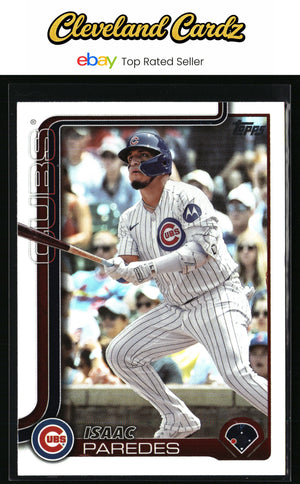 2025 Topps #138 Isaac Paredes Rainbow Foil