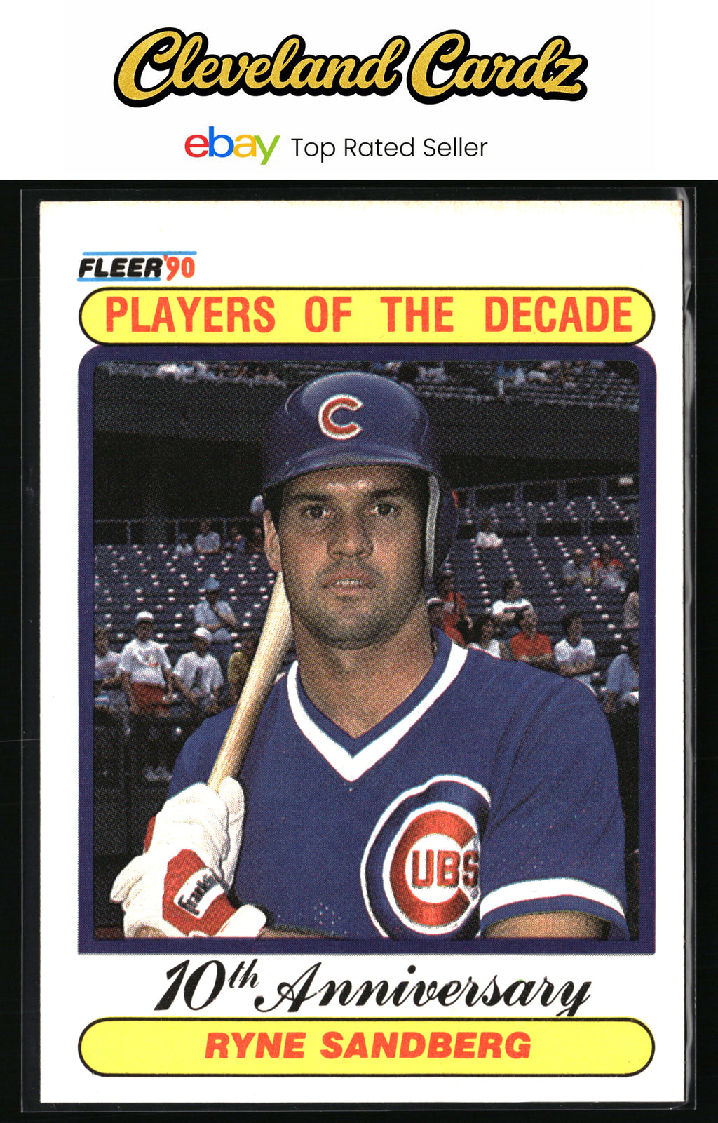 1990 Fleer #625 Ryne Sandberg